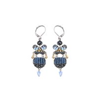 Earrings Ayala Bar Woman Indigo Summits in Metal Alloy Cristallo C2289